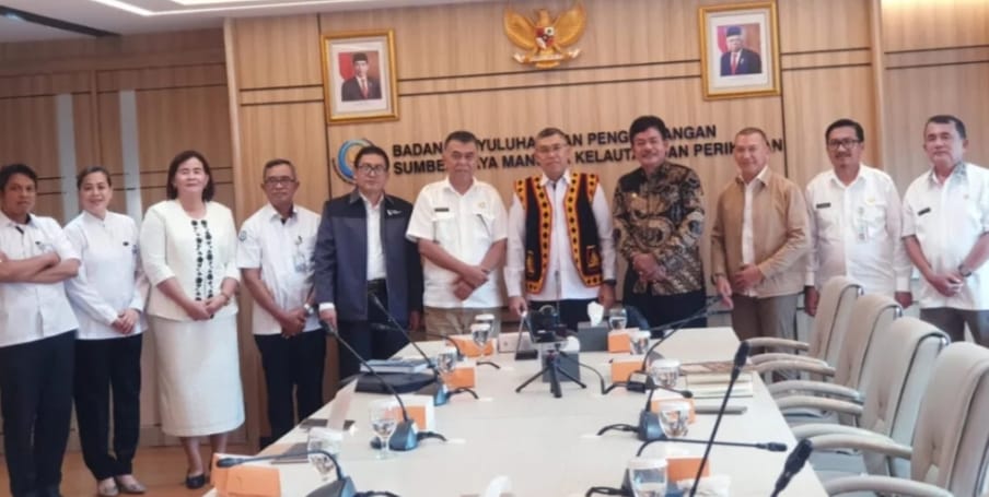 Bupati Nias Barat Datangi Kantor KKP RI Sampaikan Usul Pembangunan Di Nias Barat