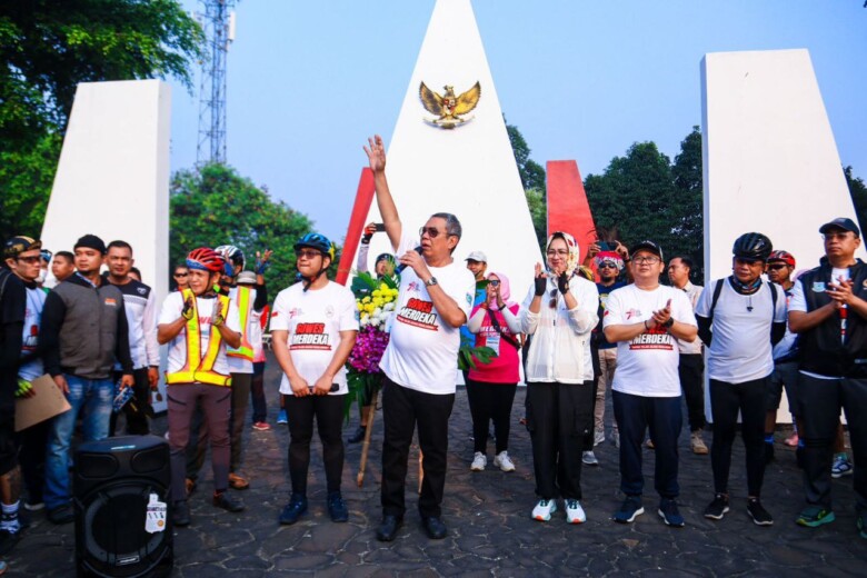 Hadiri Gowes Kemerdekaan, Wali Kota Tangsel Benyamin: Momen Olahraga dan Mengingat Jasa Pahlawan