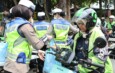Polda Metro Jaya Sapa Komunitas Ojol Lewat Jumat Berkah