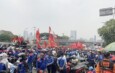 Aksi Buruh di Depan DPR Bawa Isu Upah, Pesangon, K3, dan Perlindungan Pekerja