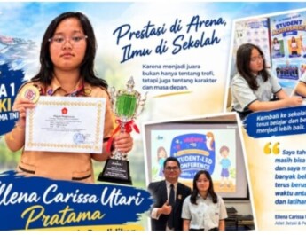 Juara Jetski, Ellena Tetap Fokus Kejar Prestasi Akademik