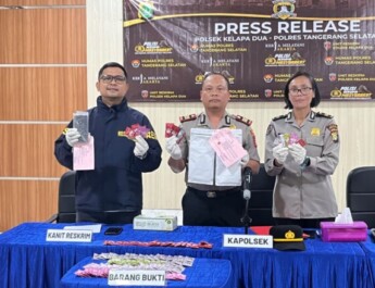 Polsek Kelapa Dua Sita 120 Catridge Diduga Mengandung Etomidate